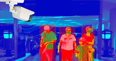 Caméra vidéo de sécurité thermique 